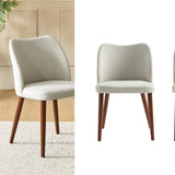 Diana Mid-Century Modern Upholstered Dining Chair,Upholstered Side Chairs,Set of 2 (Optional Types)
