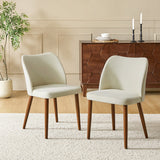 Diana Mid-Century Modern Upholstered Dining Chair,Upholstered Side Chairs,Set of 2 (Optional Types)