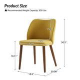 Diana Mid-Century Modern Upholstered Dining Chair,Upholstered Side Chairs,Set of 2 (Optional Types)