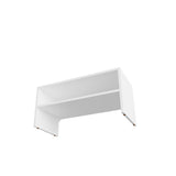 TUHOME Silpa Small Shoe Rack with Three Open Shelves and Compact Modern Design, Space-Saving Footwear Organizer for Entryways, Closets or Narrow Living Spaces, Functional Storage Solution for Everyday Shoes and Accessories
