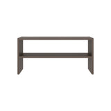 TUHOME Silpa Small Shoe Rack with Three Open Shelves and Compact Modern Design, Space-Saving Footwear Organizer for Entryways, Closets or Narrow Living Spaces, Functional Storage Solution for Everyday Shoes and Accessories