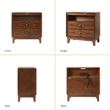 Josefa 3-Drawer Nightstand with Type-C and USB(Optional Types)