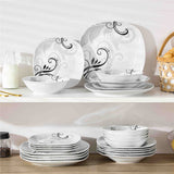 Zoey 24 Piece Dinnerware Set