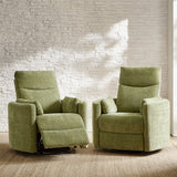Monica Swivel Rocker Power Recliner with Movable Pillows(Optional Types)