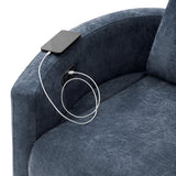 Monica Swivel Rocker Power Recliner with Movable Pillows(Optional Types)