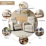 Monica Swivel Rocker Power Recliner with Movable Pillows(Optional Types)