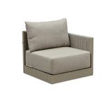 PURPLE LEAF Sanori Beige Patio Conversation Set Modular Sectional Sofa Components