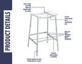 Zena 30" Backless Bar Stool