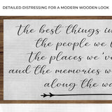 The Best Things In Life Sign II