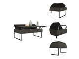 Bianchi Lift Top Coffee Table, Two Legs