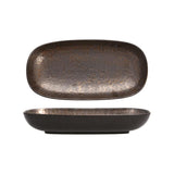 Nivo Metallic Rectangular Serve Bowl 11.8"