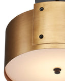 Ritsu Brass Semi-Flush Mount