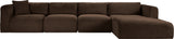 Shaggy - 4 Piece Modular Sectional