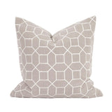 20 x 20 Pillow Trellis Slate - Down Insert