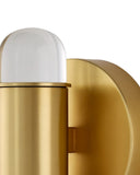 Capsule Brass Wall Sconce