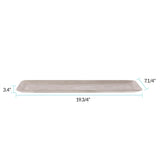 Chiseled Silver Tray- Large