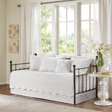 6 Piece Scalloped Edge Daybed Cover Set