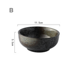Japanese Style 4.5 Inch Ceramic Bowl Tableware