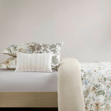 5 Piece 300TC Cotton Sateen Floral Print Duvet Set