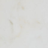 White Marble Tabletop End Table with Gold Base