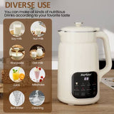Sunvivi 8 in 1 Nut Milk Maker Machine: 60oz Soy Milk Maker F