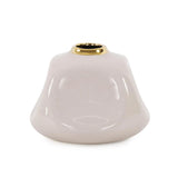 Christana Concaved Ceramic Vase- Short