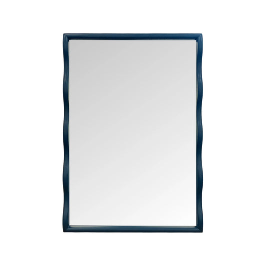 Willow Scalloped Mirror Blue