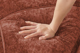 MYLO 110" 3-Seater Sofa with 1 Ottoman