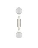 Barbican Double-Light Nickel Wall Sconce