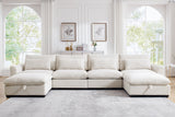 PERTH 157" 4-Seater Sofa with 2 Ottomans 12