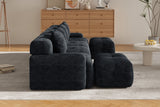 NEXO 135" 4-Seater Sofa with 2 Ottomans