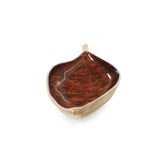 Sharma Crimson Gold Shallow Leaf Bowl- Large
