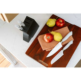 Eco-Cut 5-Piece Knife Block Set, Grey