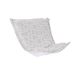 Indoor/Outdoor Puff Scroll Chair Syros Fog Cover Only