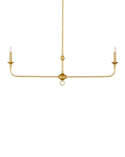 Nottaway Linear Gold Chandelier