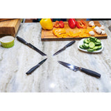 Titan 12 Piece Kitchen Knife Set - Black
