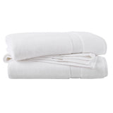800gsm Oversized 2-Piece Bath Towel/Bath Sheet Set, White