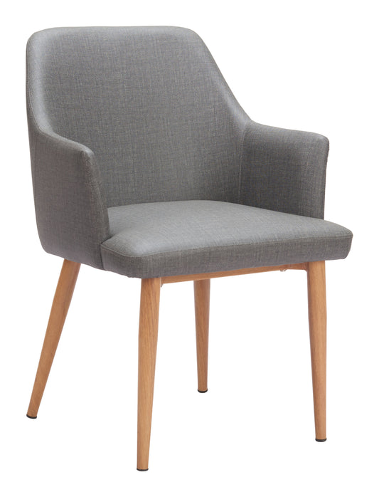 Wisom Dining Chair (Set of 2) Gray