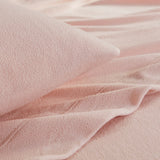 Solid Micro Fleece Sheet Set, Blush