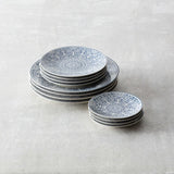Havana Blue 12pc Dinnerware Set