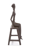 Sitting Beauty Aluminum Sculpture