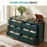Wholesale 47" 6-Drawer Fluted Dresser, Eco-Friendly & Water-Resistant