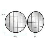 Superior Round Oil Rubbed Bronze Mirror