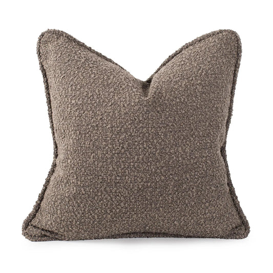24 in. x 24 in. Pillow Barbet Chocolate - Down Insert