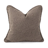 24 in. x 24 in. Pillow Barbet Chocolate - Down Insert