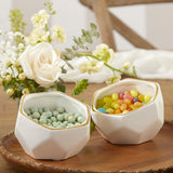 Geometric Ceramic Planter - Small & Medium (Set of 2)
