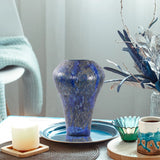 Zynsky Art Glass in Deep Azure Blue- Tall