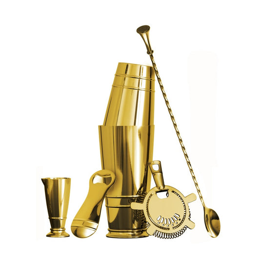 Crafthouse By Fortessa® The Signature Collection Gold Bartender Essentials Set