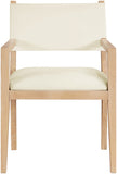Avon - Vegan Leather Dining Arm Chair