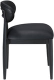 Riccio - Side Chair (Set of 2) - Black Frame